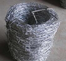 順德隔離防護(hù)用電鍍鋅刺繩 冷鍍鋅刺鐵絲安麥斯